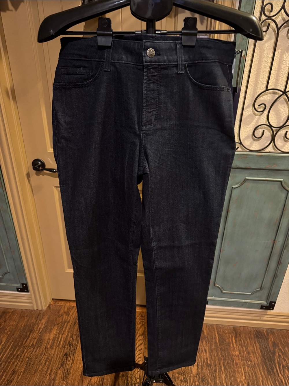NYDJ Straight Leg Jeans in Deep Indigo